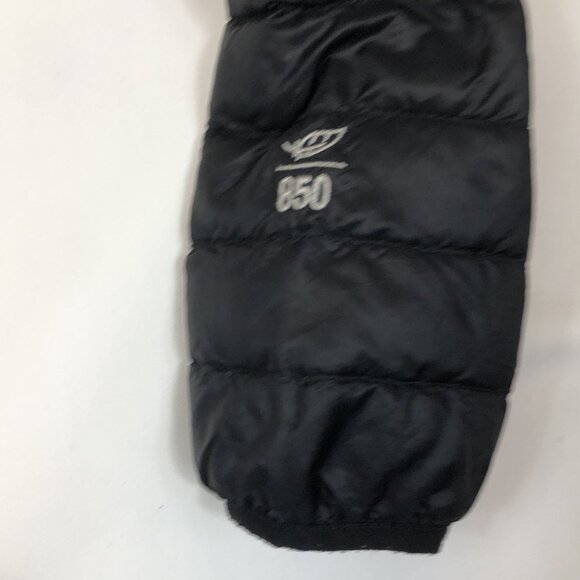 LL Bean Womens Goose Down 850 Downtek Black Ultralight Hooded Puffer Jacket XS - Picture 4 of 9